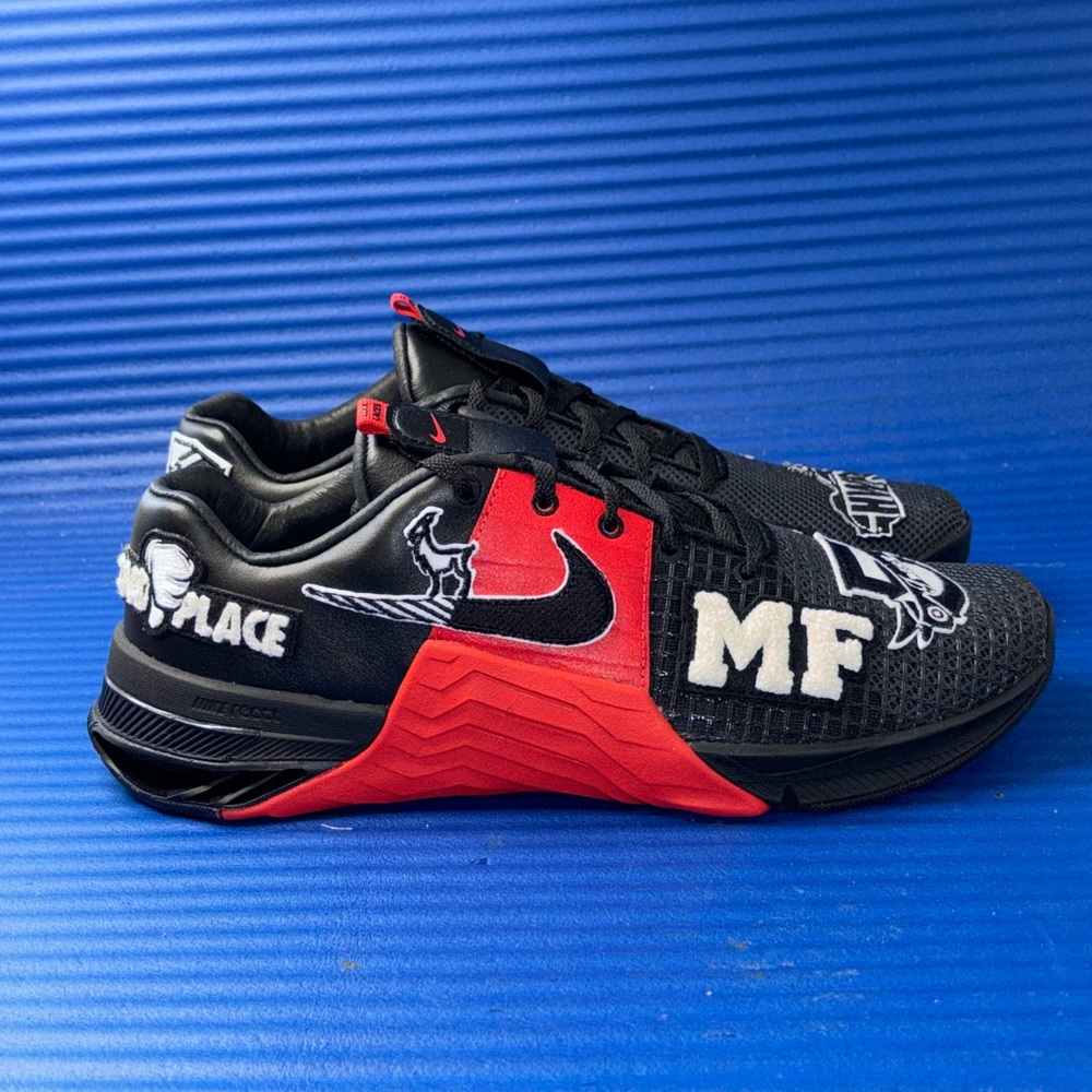 Size 10.5- Men’s Nike Metcon 8 MF Matt Fraser Gym Training Shoes Black Red NEW